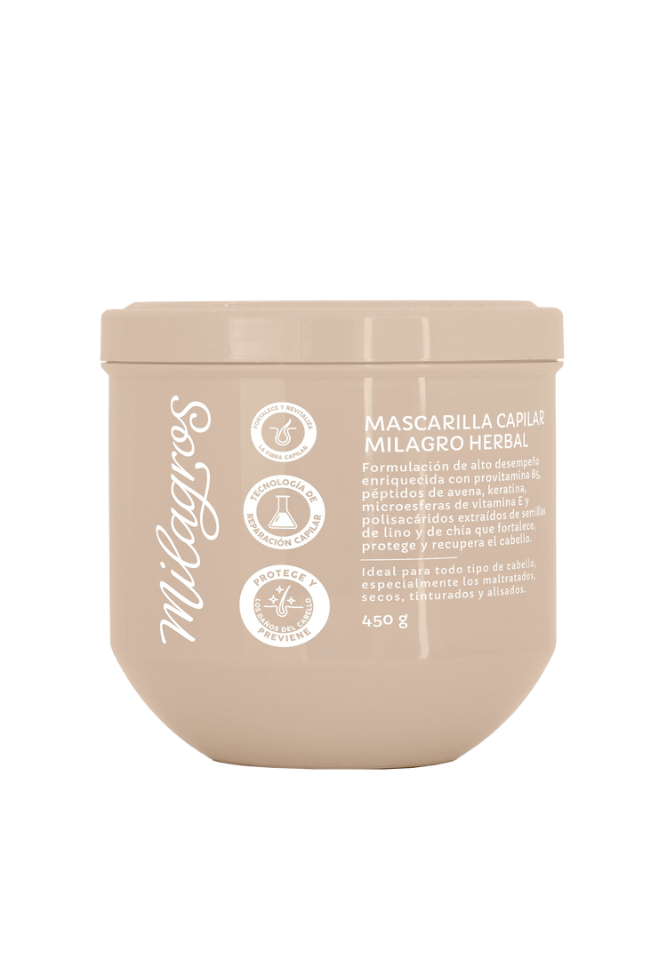 Mascarilla Capilar Milagro Herbal 450Ml