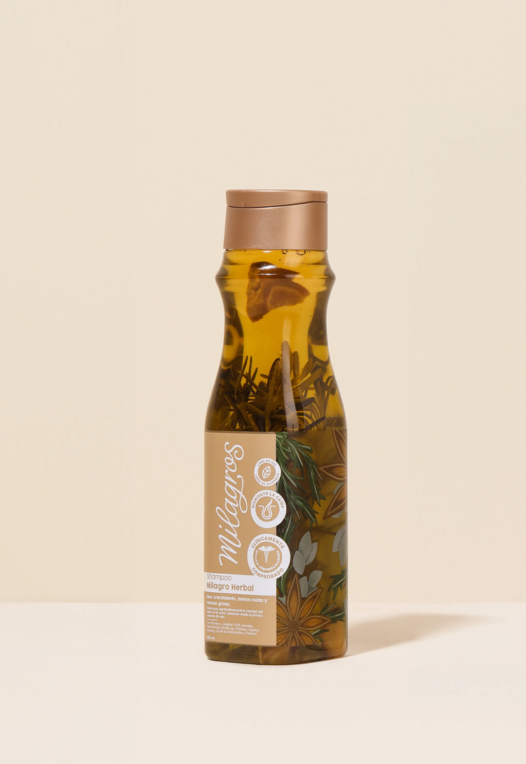 Milagro Herbal, shampoo com romero 450Ml