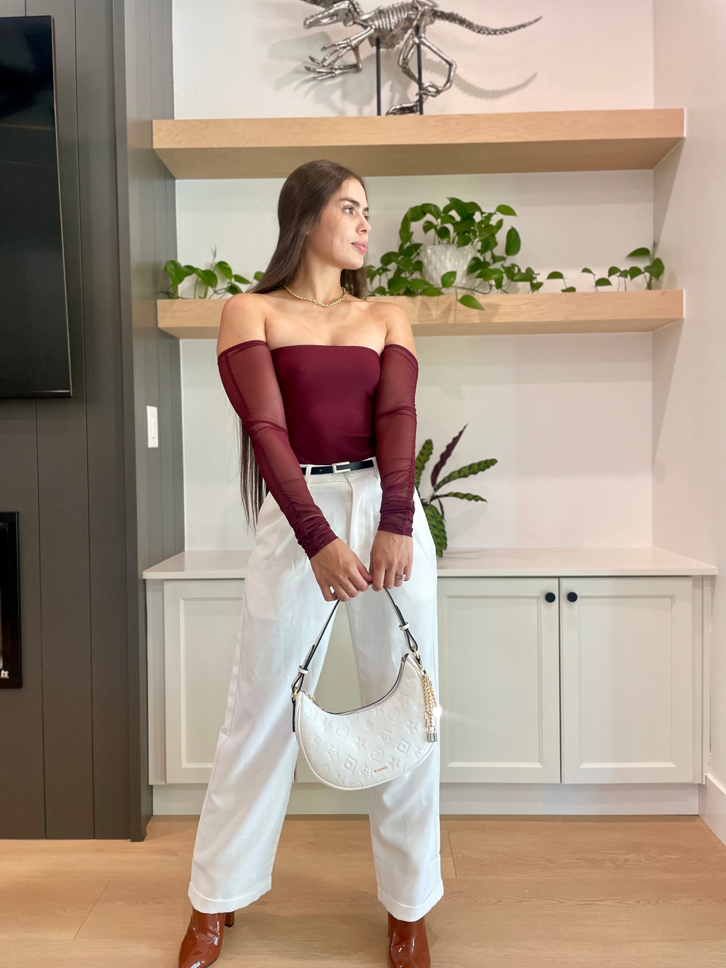 Wine Moon Body Suit