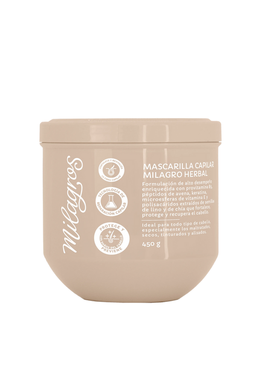 Mascarilla Capilar Milagro Herbal 450Ml